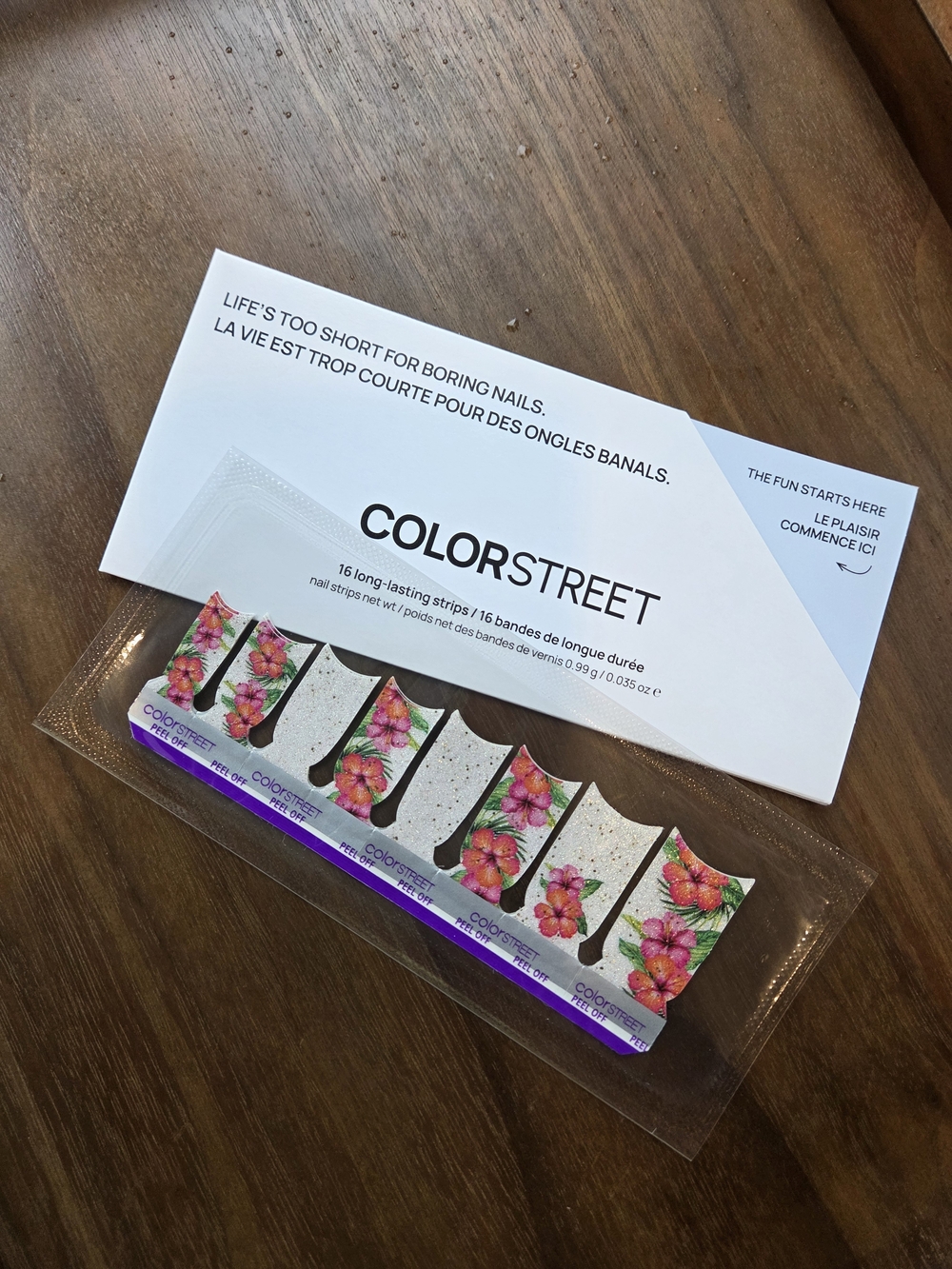 Color Street Paradise Petal Tips
